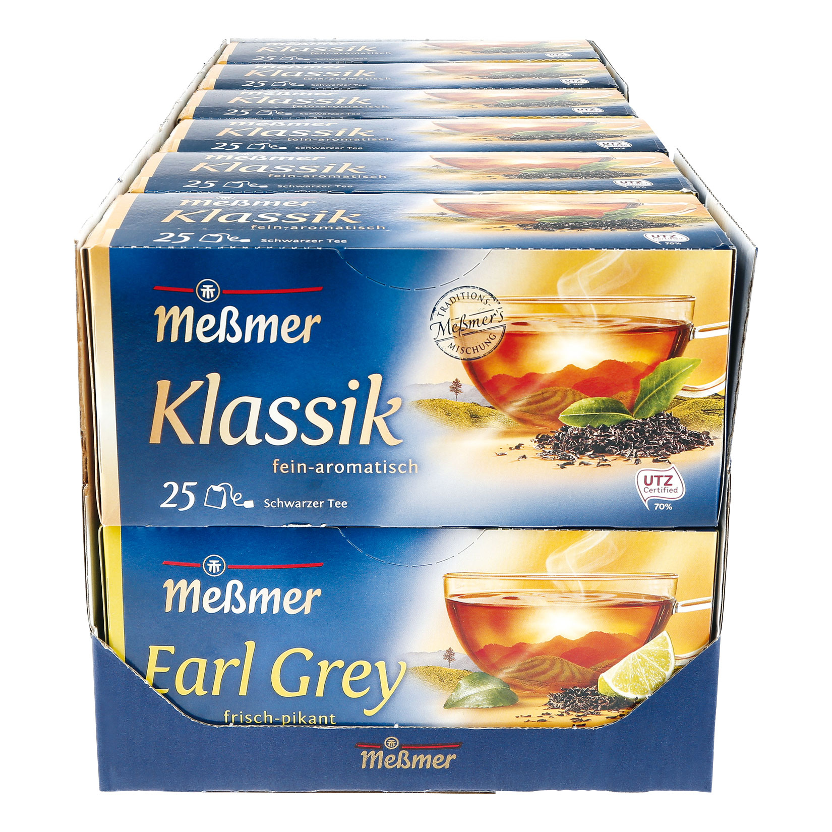 Meßmer Schwarztee verschiedene Sorten 43,75 g, 12er Pack