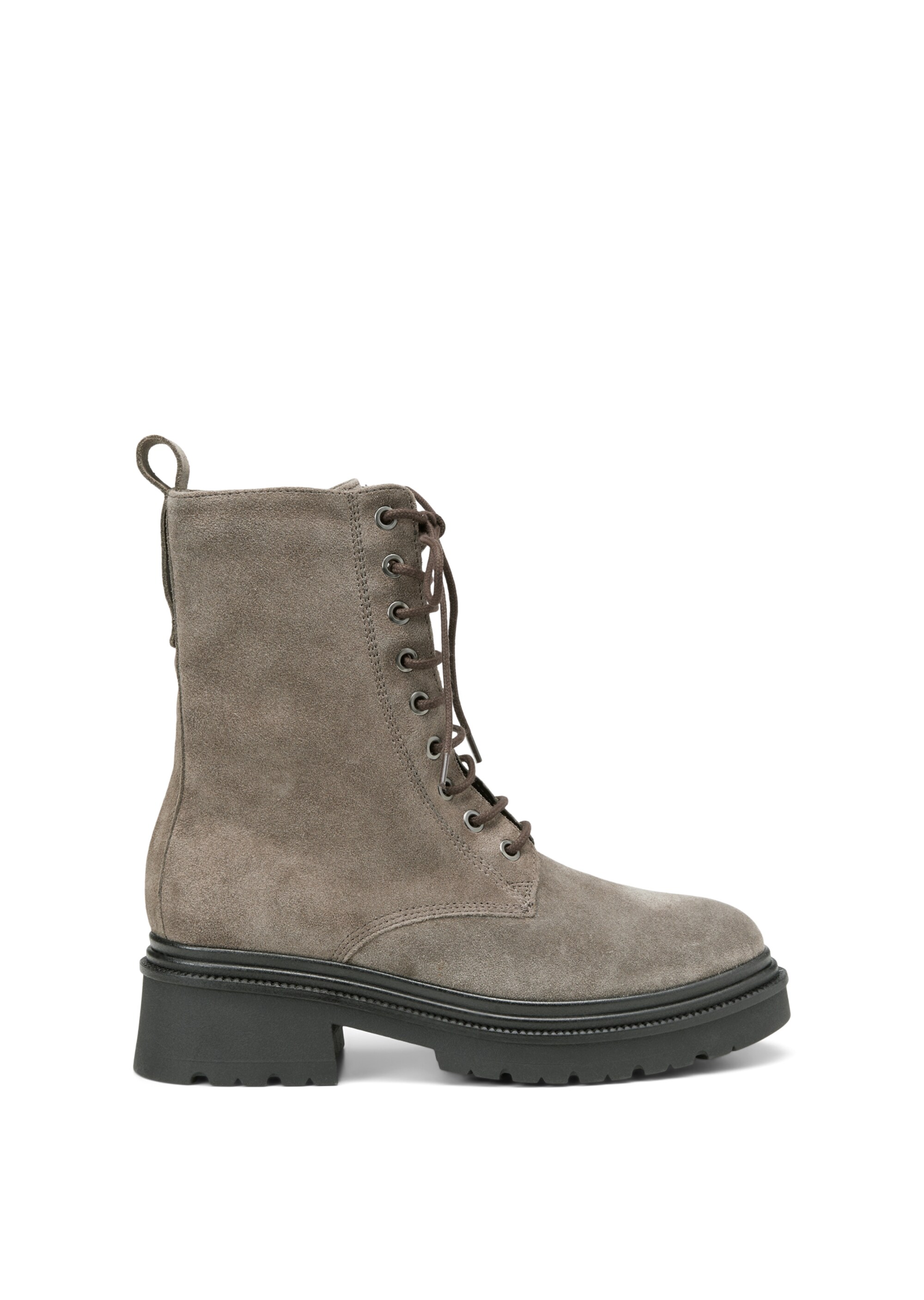 Schnürstiefel mit Innenzipper