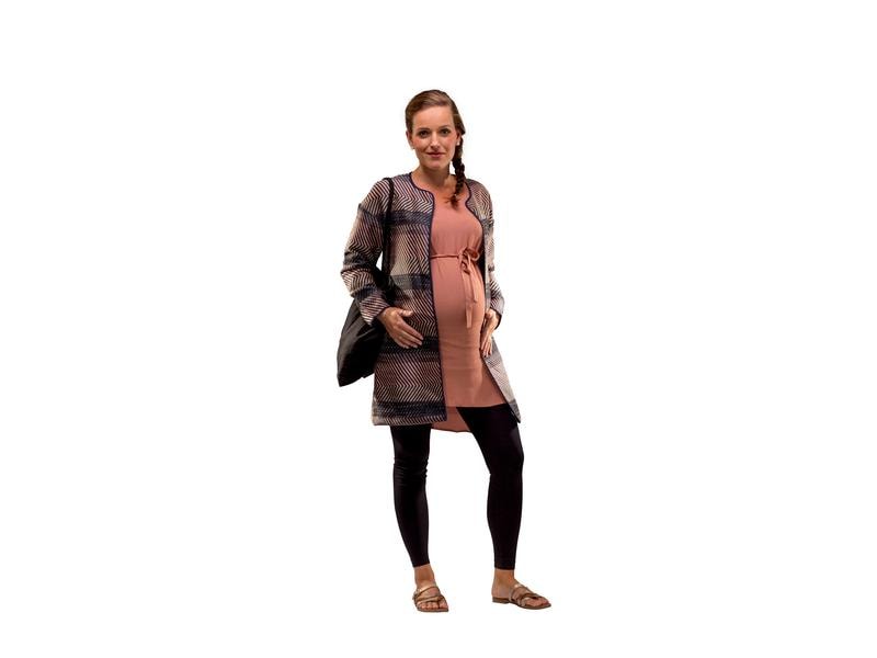 Carriwell Umstands-Leggings Schwarz Gr. L Lange Schwangerschafts-Leggings
