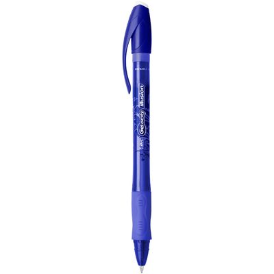 Bic Gelocity Illusion - Roller effaçable - 0,7 mm - bleu