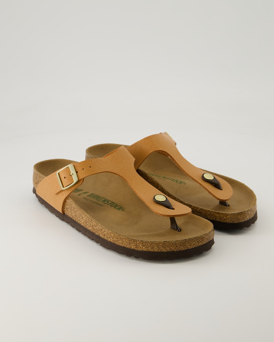Birkenstock Gizeh Vegan Zehentrenner in Braun