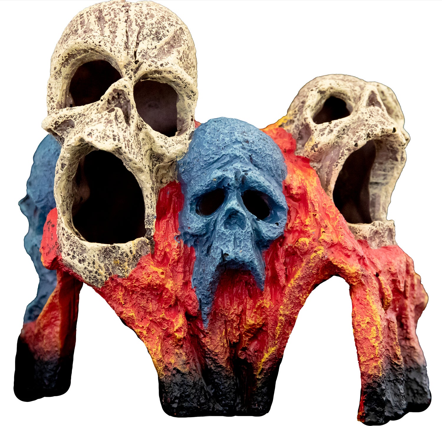 SuperFish aquarium decoratie Tiki 3 schedels 13 x 21 x 16 cm