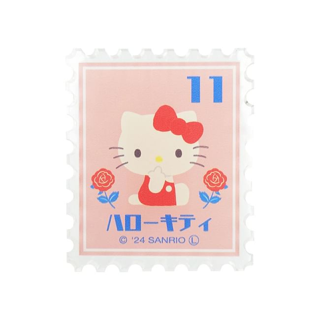 OST - Sanrio Hello Kitty acryl badge (retro stempelserie)