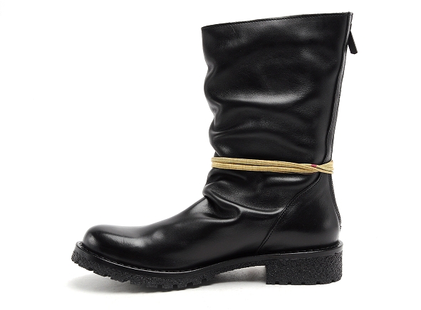 Felmini bottes plates femme d609 noir