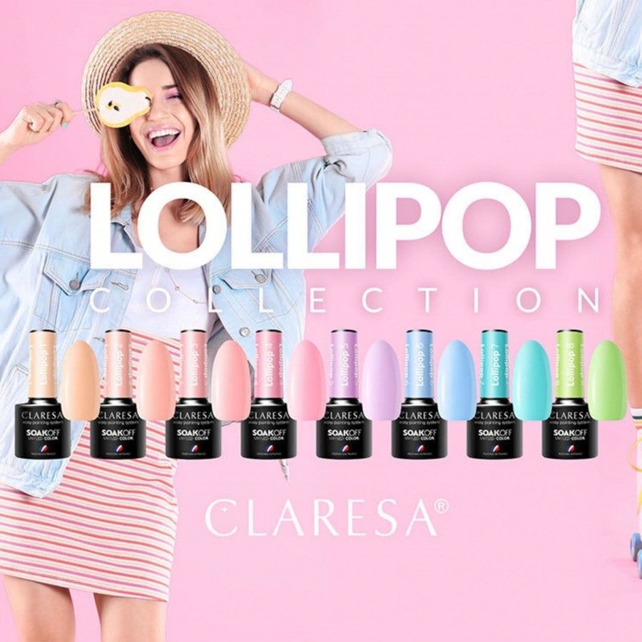 Claresa Nail Polish Hybrid Soak Off Lollipop 01 5ml