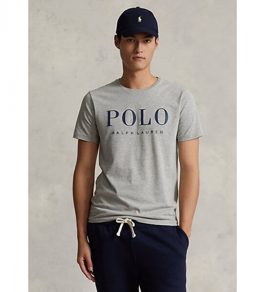 Ralph Lauren Camiseta de punto Slim Fit cinza
