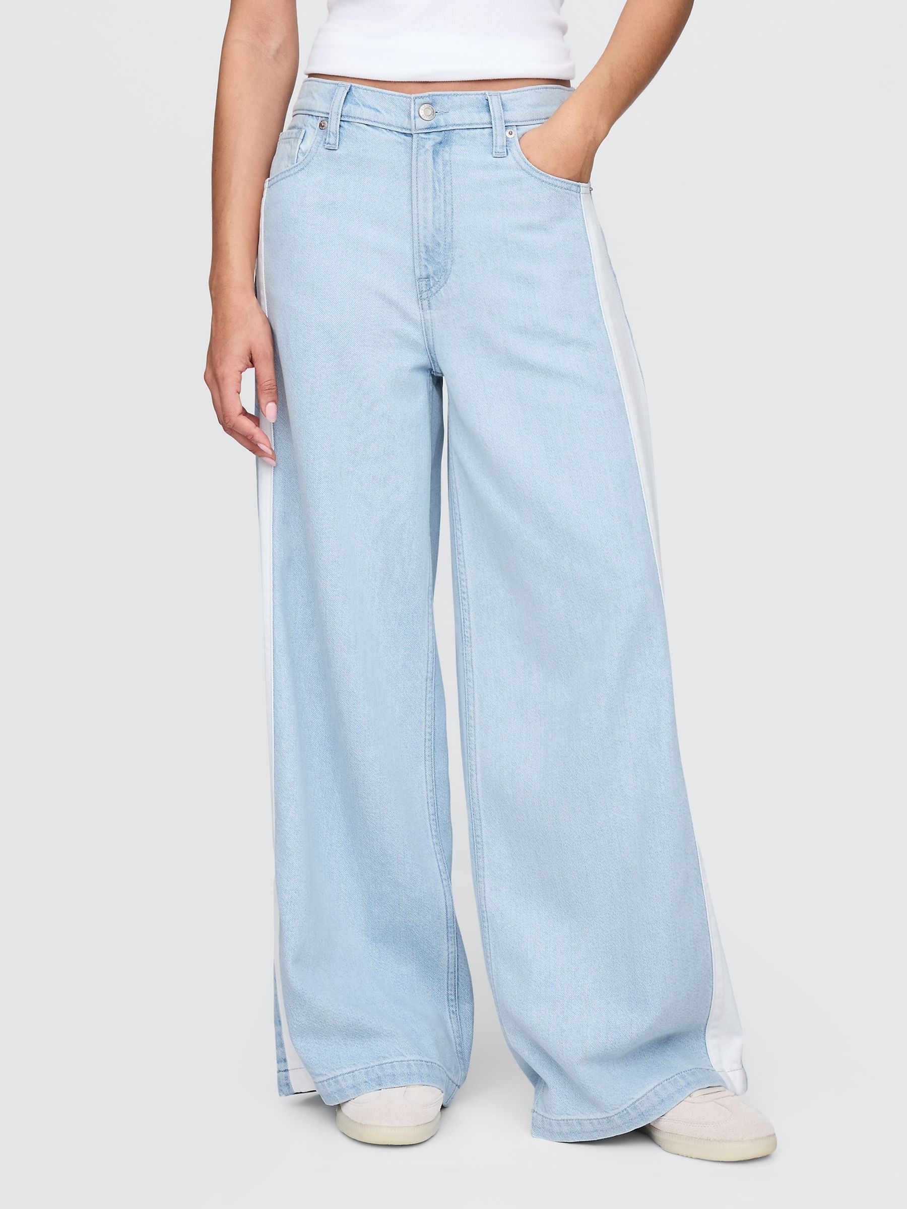 Gap UltraSoft baggy jeans met halfhoge taille