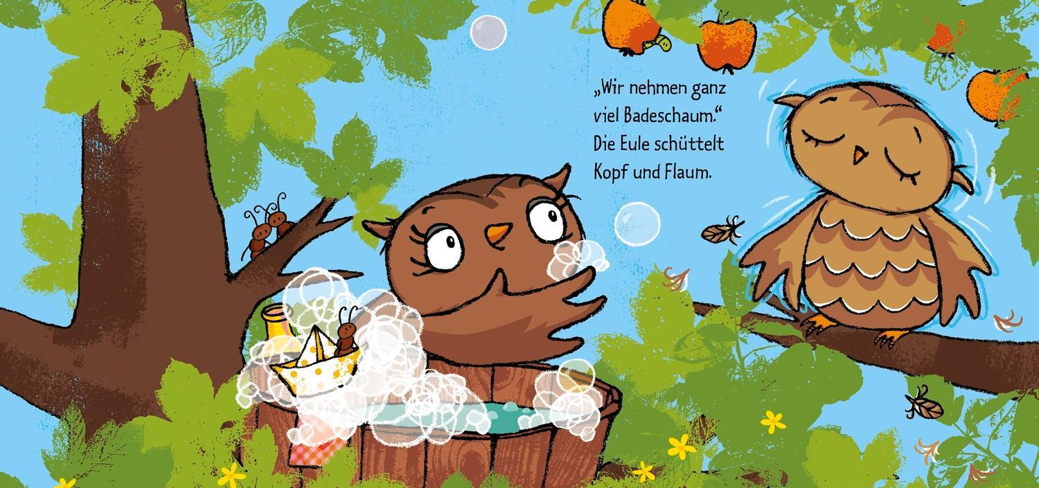 Die kleine Eule badet, Badebuch
