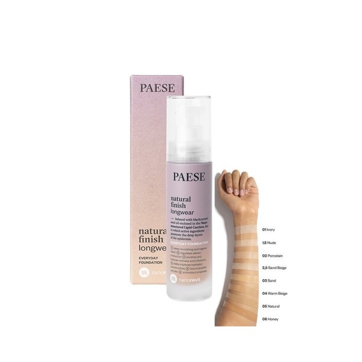 Paese Nanorevit langanhaltende Grundierung mit natürlichem Finish /06/ HONEY 35 ml
