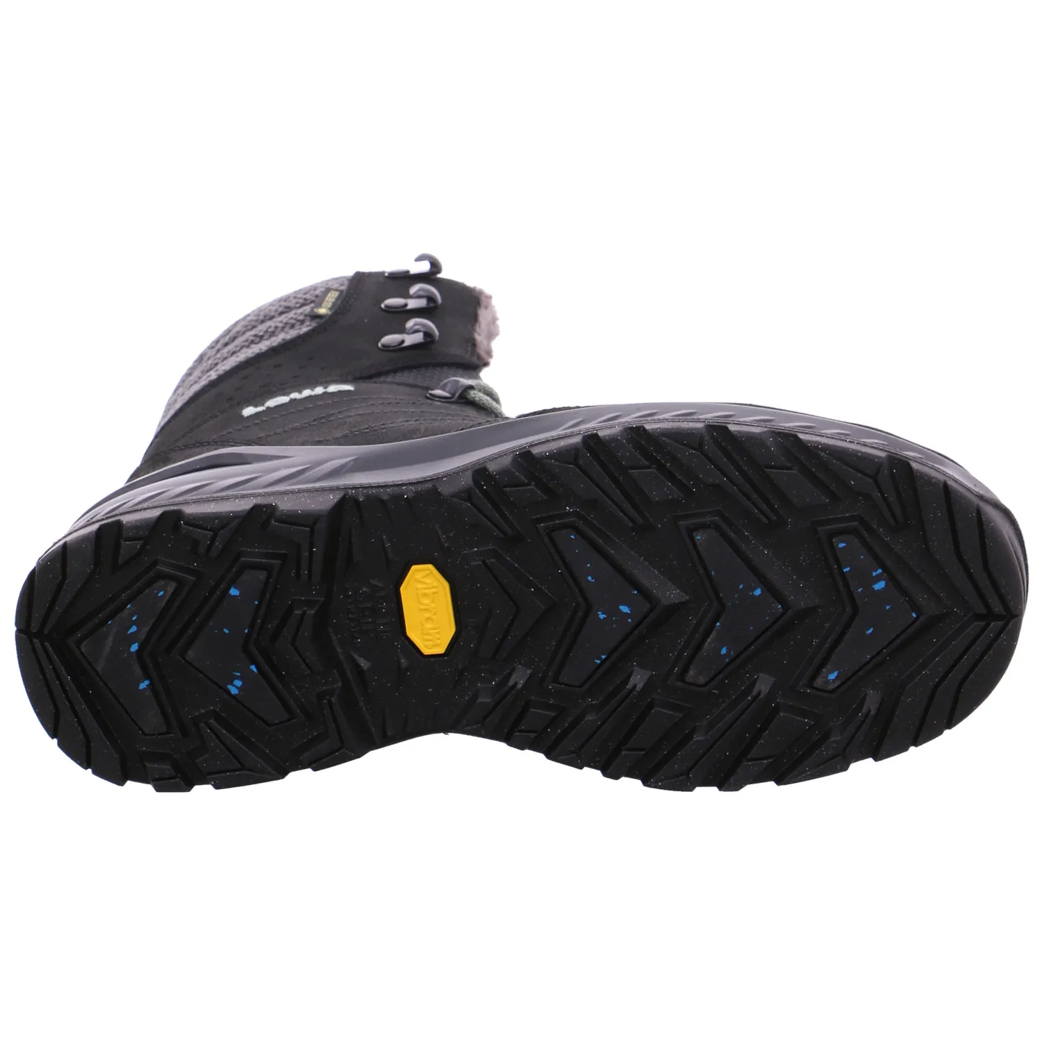 LOWA Snowboots Damen Schwarz Leder