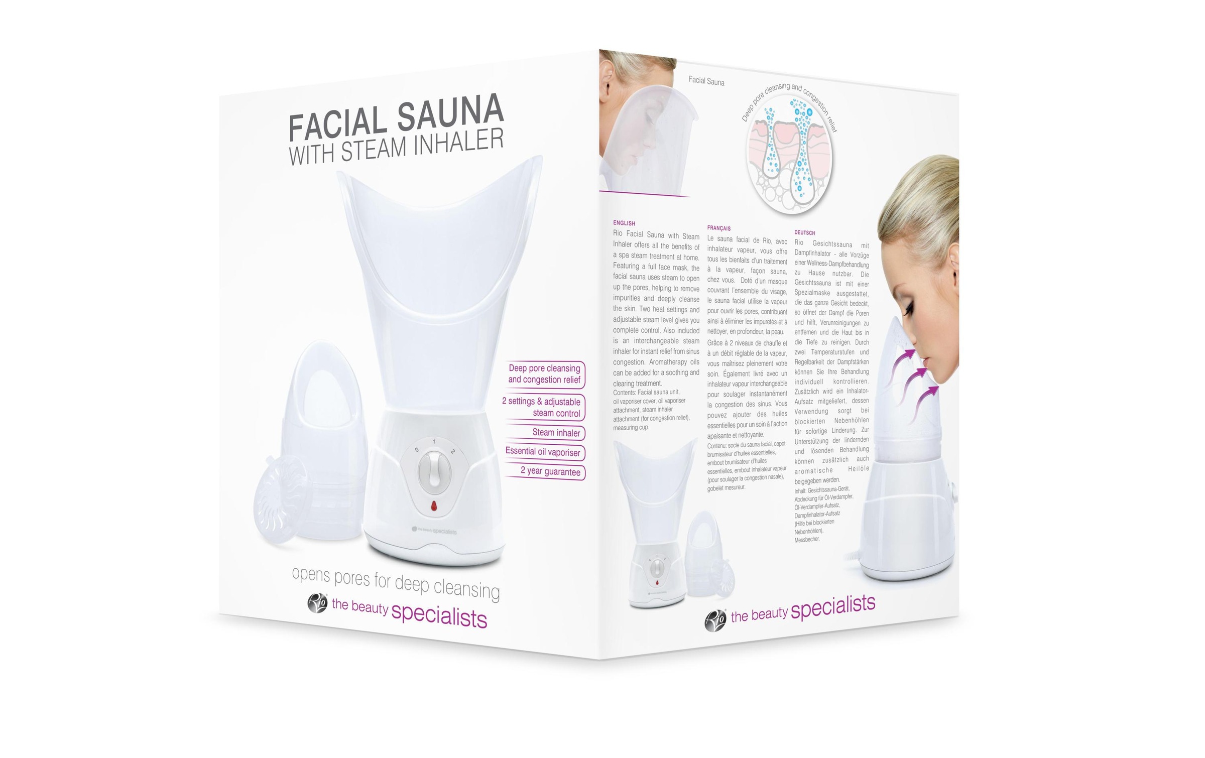 Rio Porenreiniger »Rio Gesichtssauna Facial Steamer«