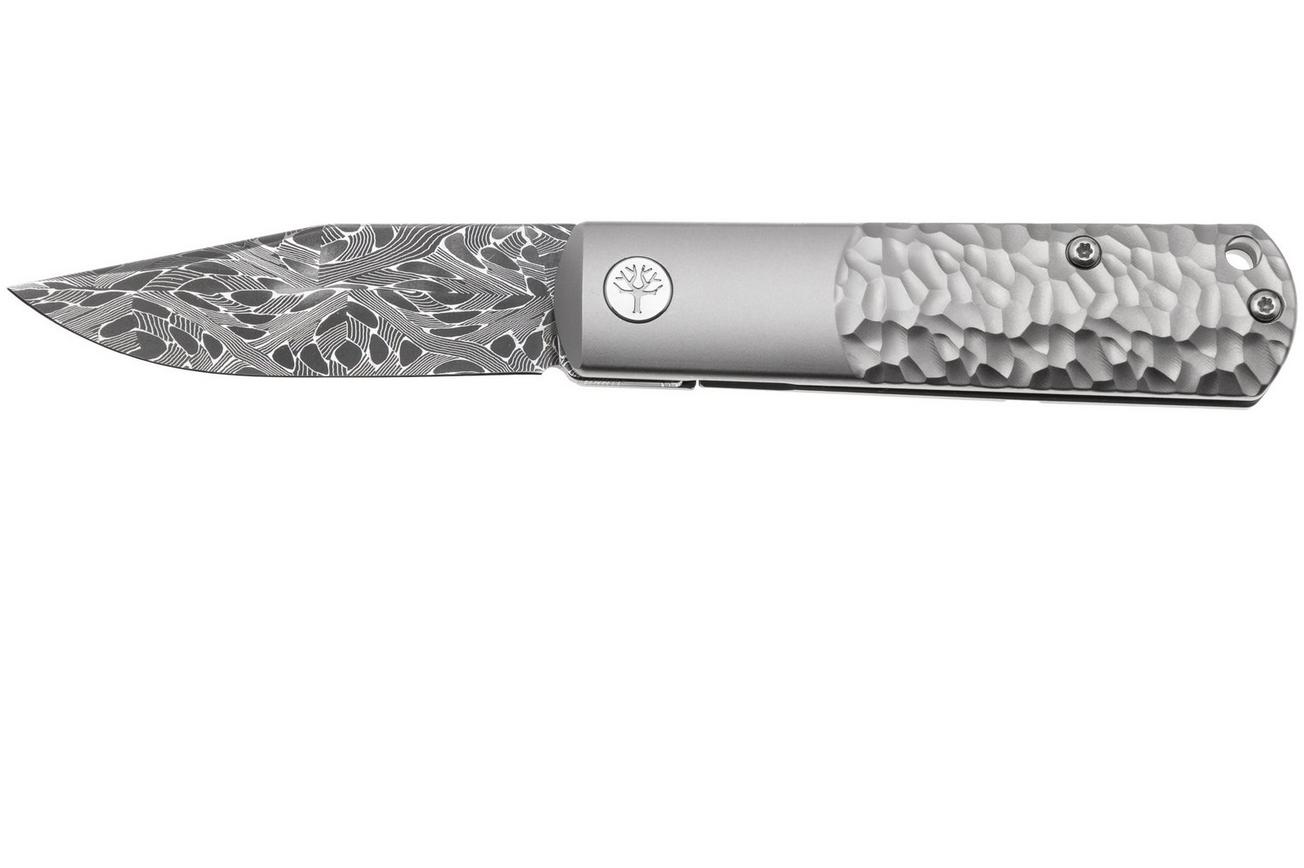 Böker BRLW 110673DAM, Meteorite Damast, Silver Titanium zakmes