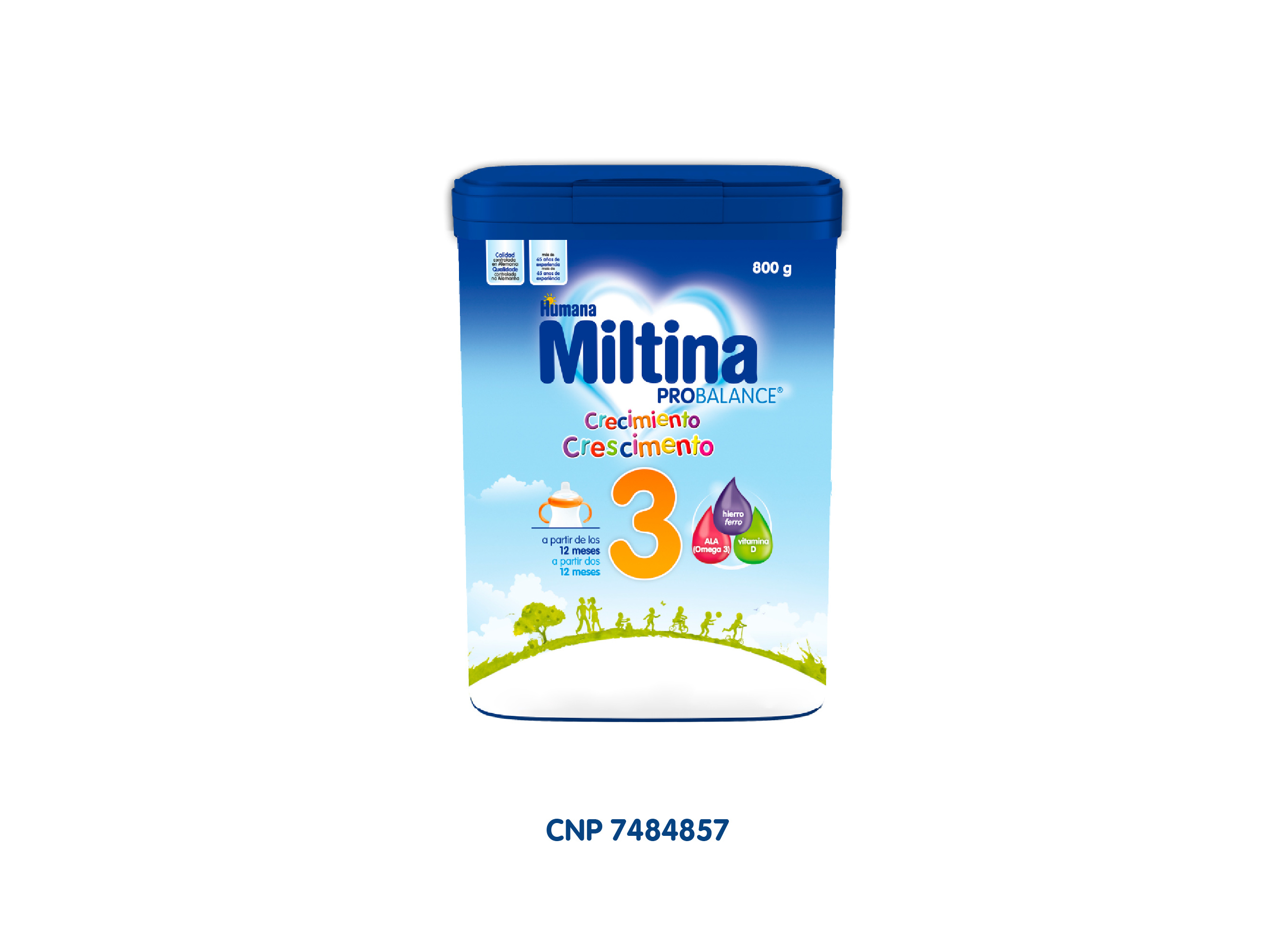 LEITE MILTINA 3 PROBALANCE  12M 800G