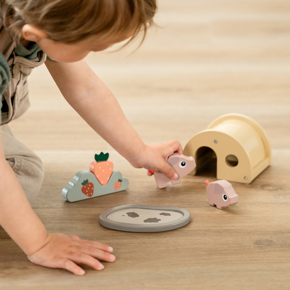 Køb DonebyDeer Colour Mix Tiny Farm Legesæt Pigee