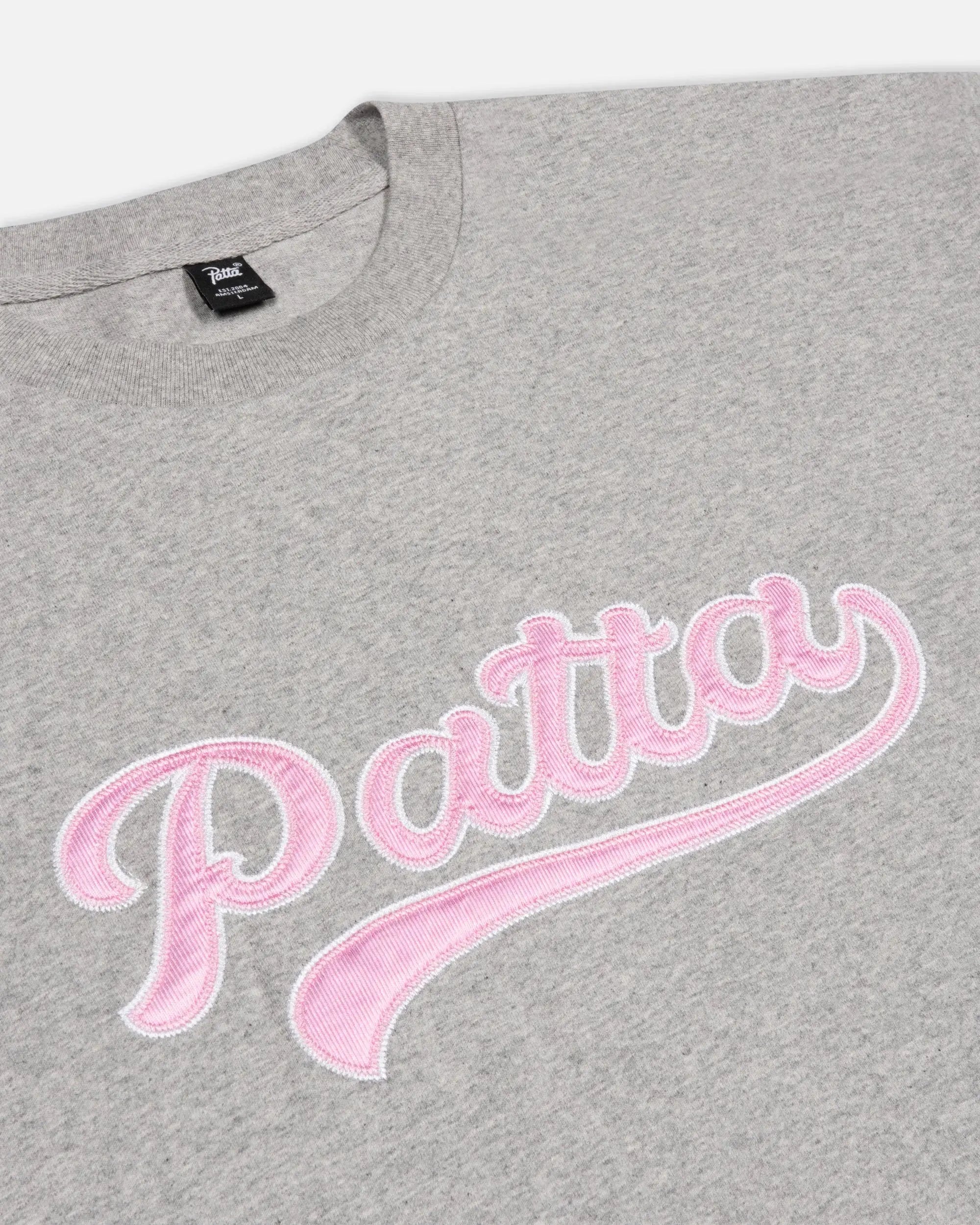 Patta Logo Tail T-Shirt (Grey heather)