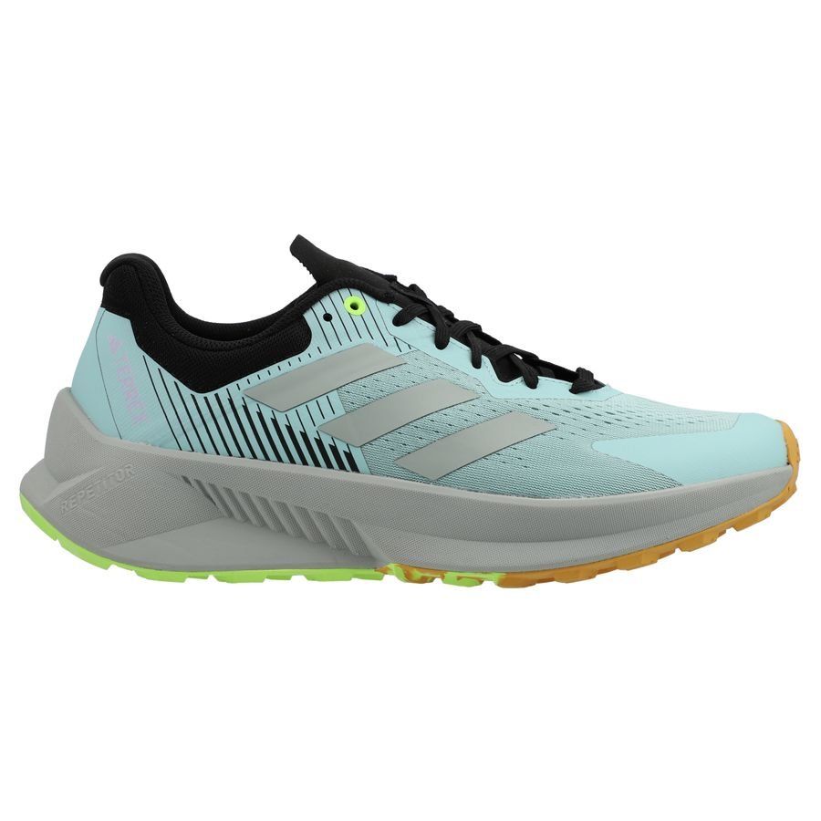 adidas Chaussures de Running Terrex Soulstride Flow - Turquoise/Argenté/Noir/Lucid Lemon