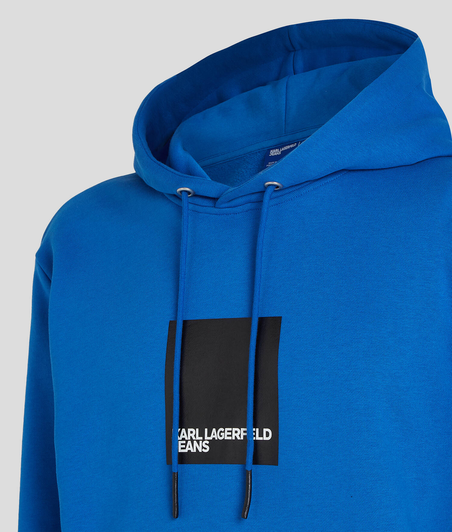 SWEAT À CAPUCHE AVEC LOGO KLJ ENCADRÉ