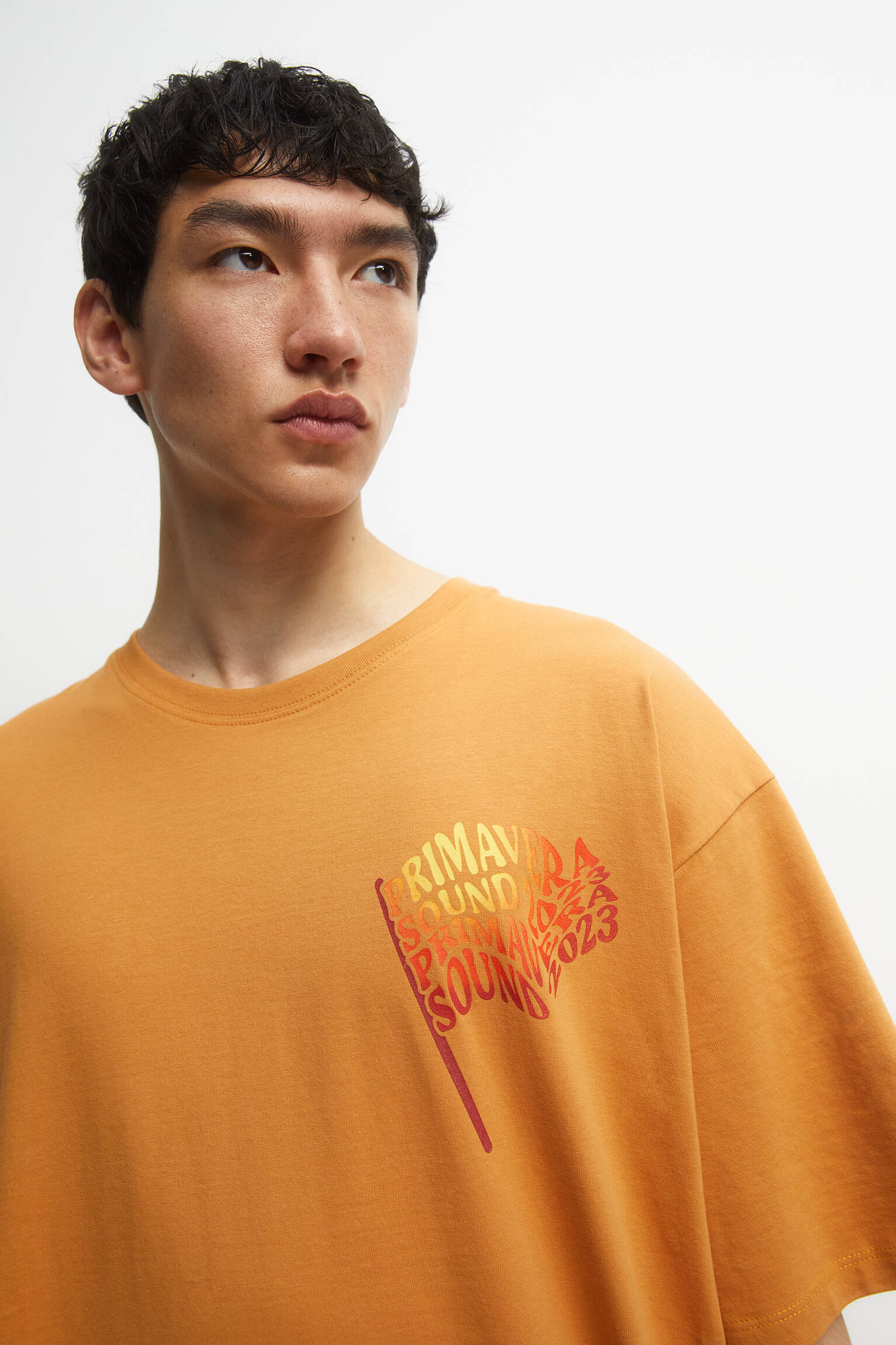 CAMISETA SPRING SOUND FLAG - MOSTARDA