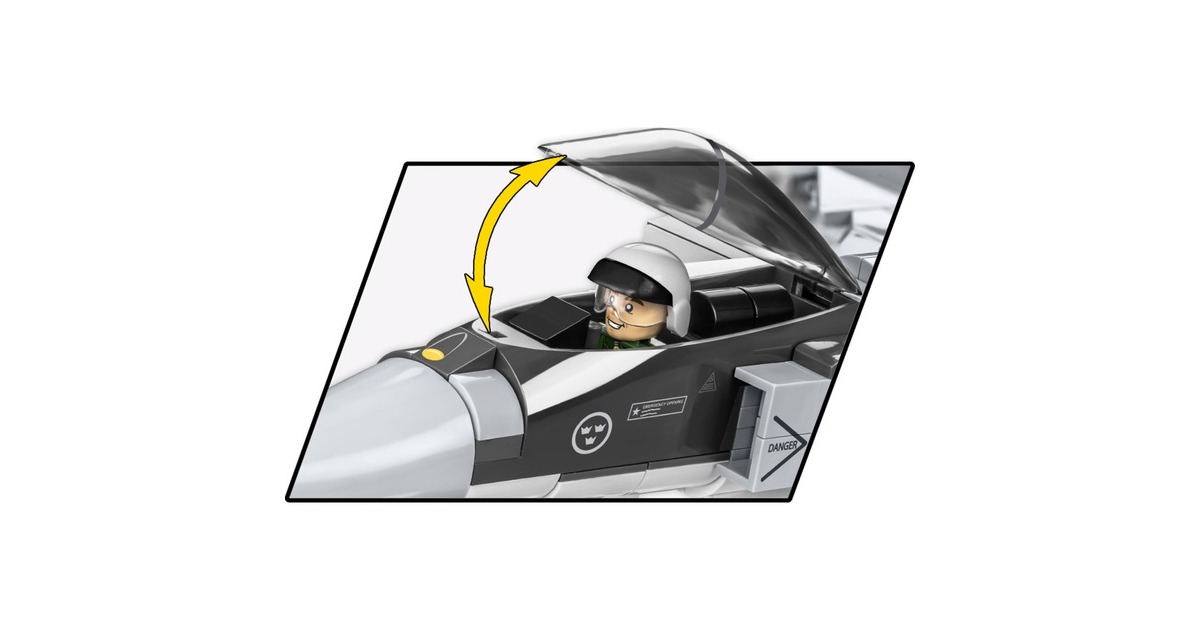 COBIArmed Forces - Saab JAS 39 Gripen E Constructiespeelgoed  (Schaal 1:48)