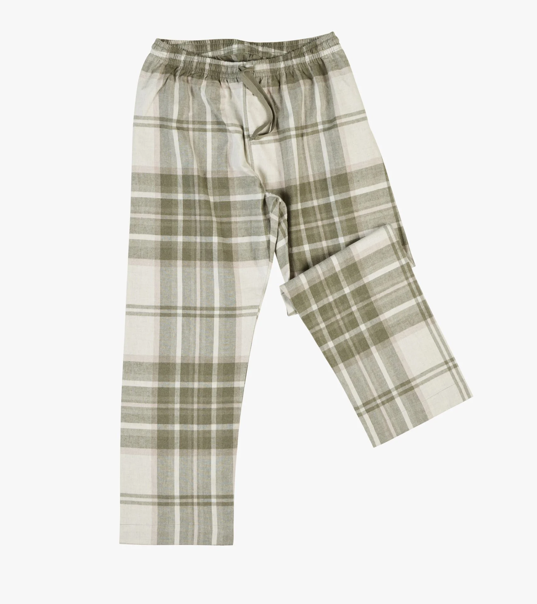 Pyjamasbukse olivengrønn - one size