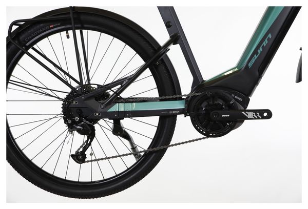 Vélo d'Exposition - Vélo de Ville Électrique Sunn Urb Sleek Woman Shimano Altus 9V 400 Wh 650b Noir / Turquoise 2023