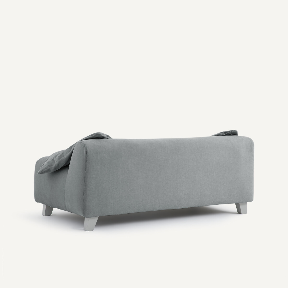 OTTO STUDIO PARA AM.PM<br>Sofá compacto em linho de algodão, ousado