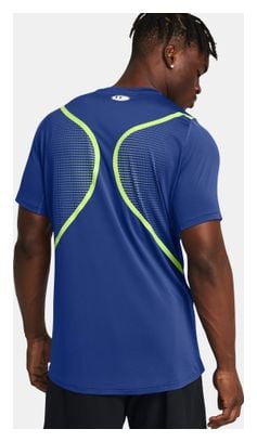 Maillot manches courtes Under Armour HeatGear Fitted Bleu Homme