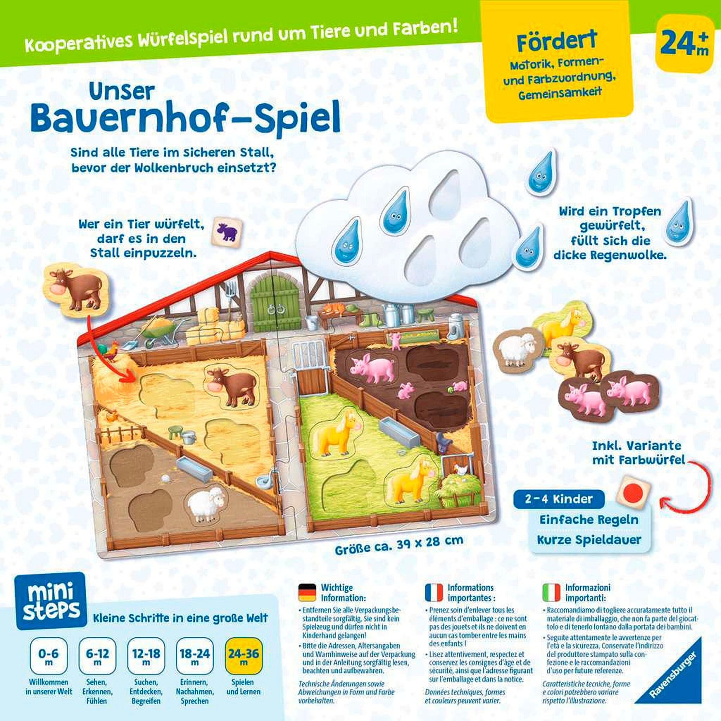 Ravensburger - MINISTEPS Unser Bauernhof-Spiel