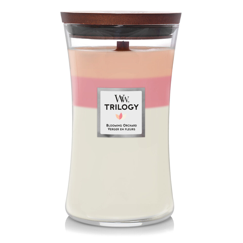 WoodWick Geurkaars Large Trilogy Blooming Orchard611 gr