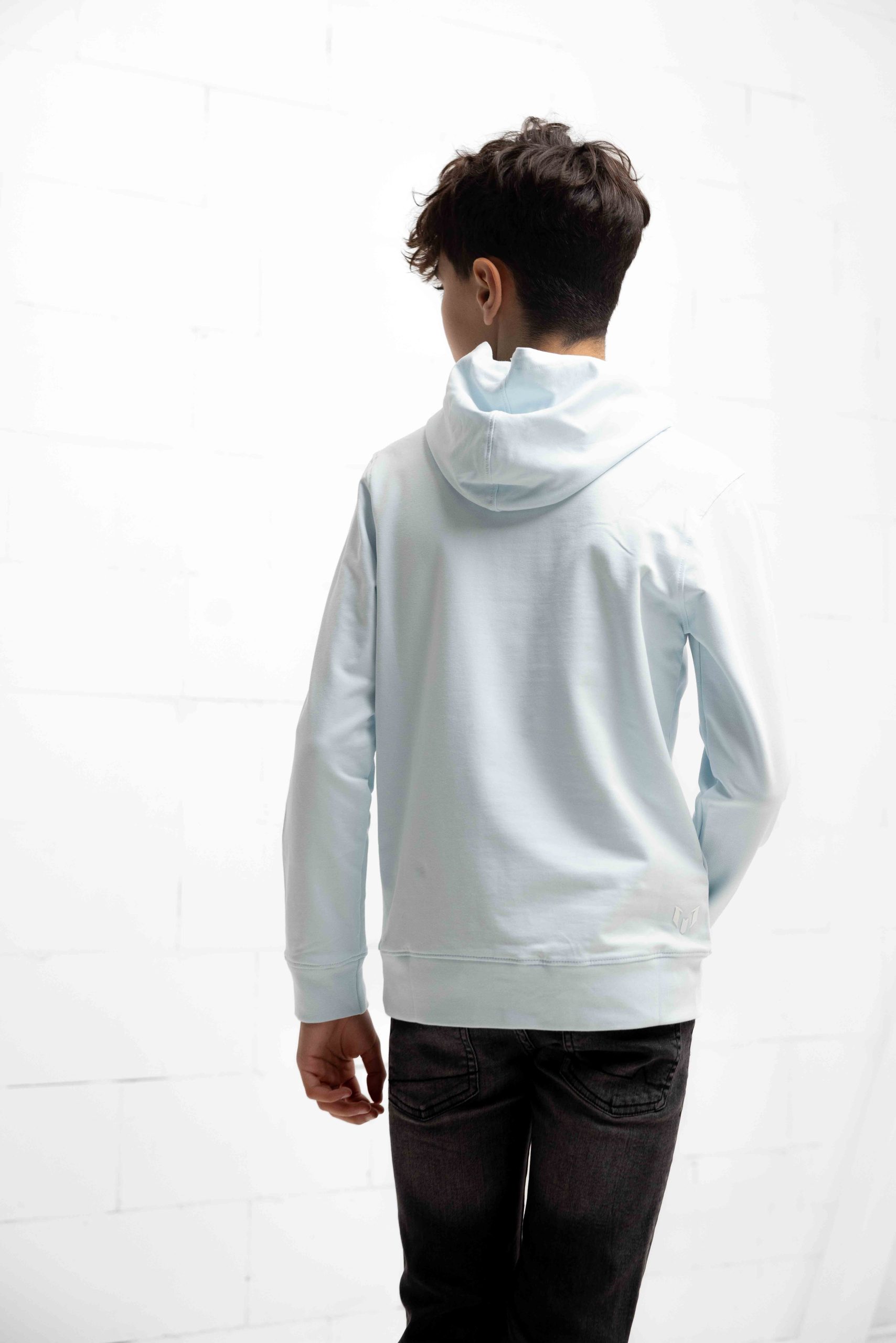 Vingino x Messi Logo Hoodie Kids Lichtblauw