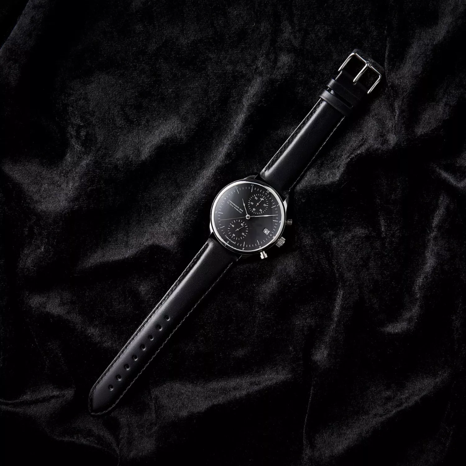 About Vintage 1844 Chronograph 1844-black-steel