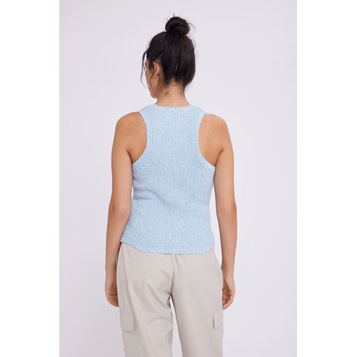 Envii Enchack Racer Top, White/Blue Melange, M