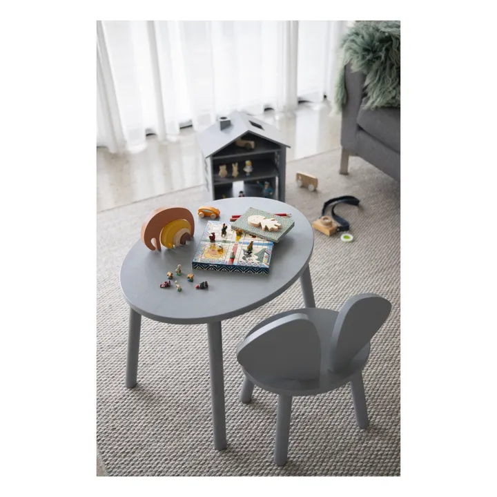 Nofred Chaise en chêne Souris | Gris