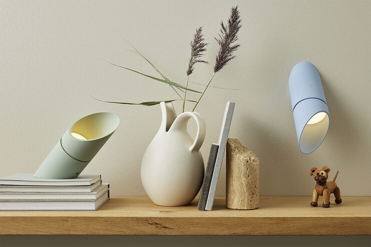 Spring Copenhagen Phister Portabel Table Lamp Dusty green