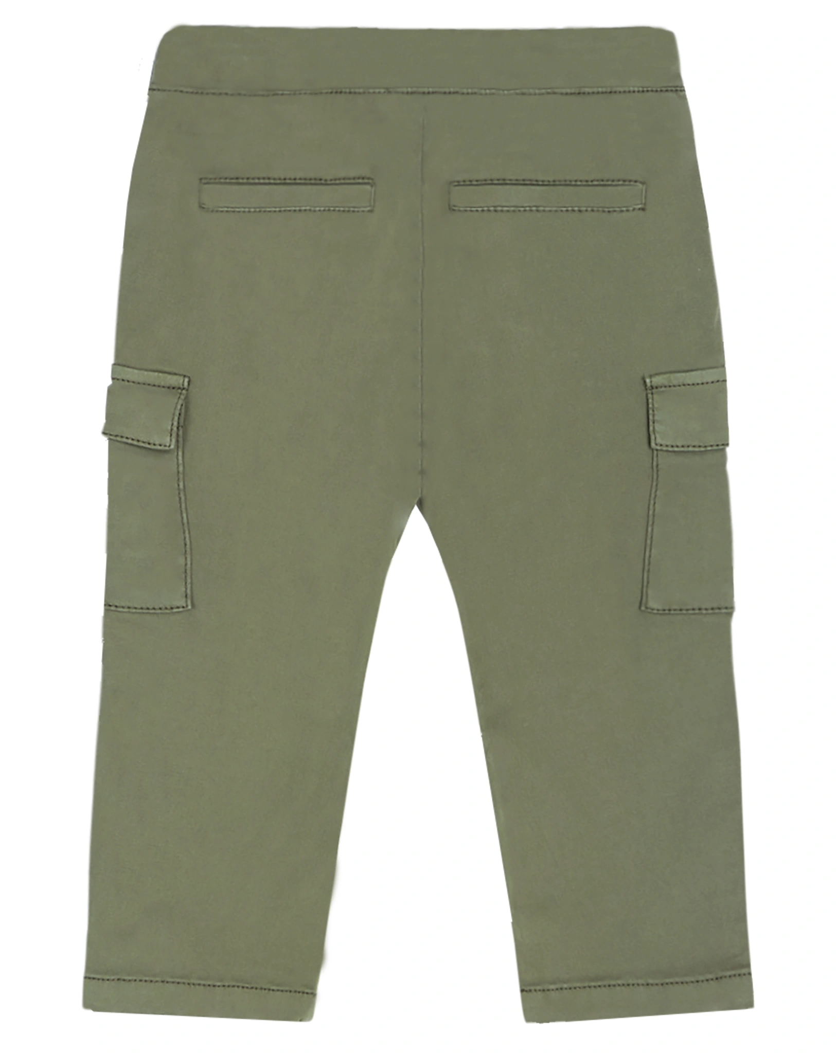 Stoffhose TOBIAS mit Taschen in turtle green