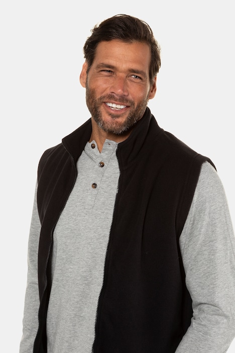 Fleeceweste, Outdoor, Stehkragen, bis 8 XL