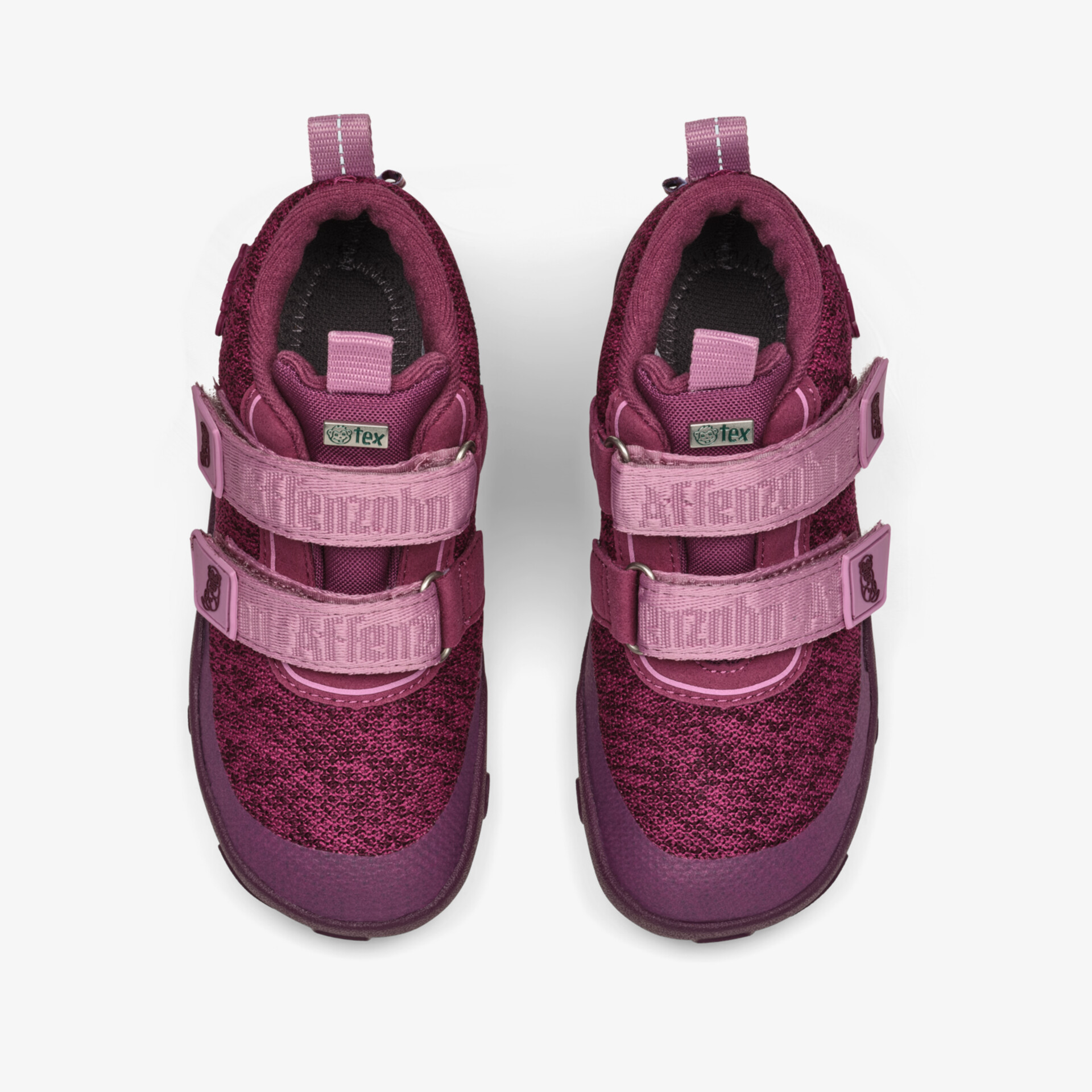 Affenzahn Knit Happy Otter Kinder Barfußschuhe rot