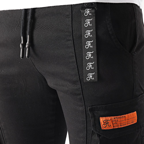 Pantalon Cargo Skinny 536 Noir