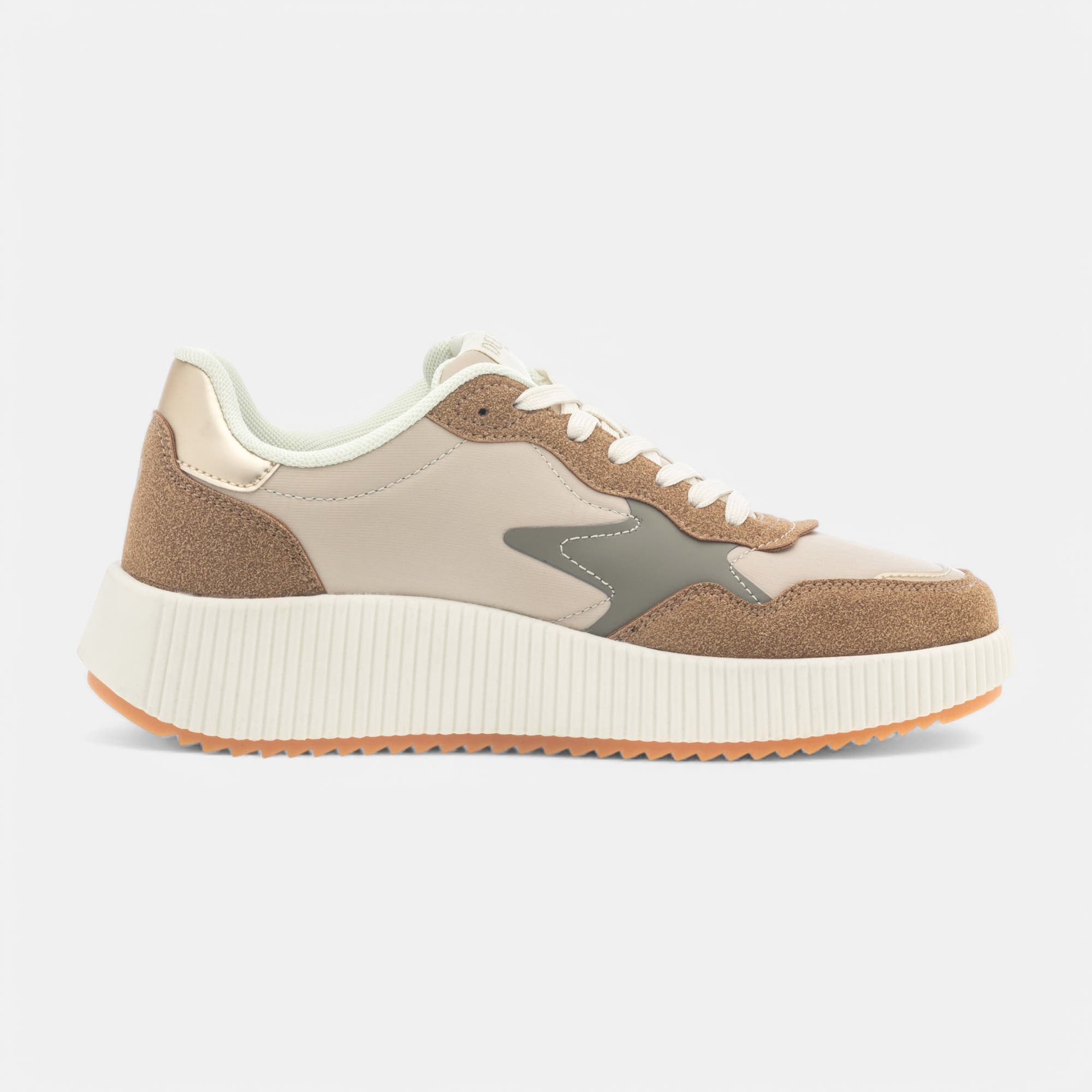 Baskets basses Femme beige