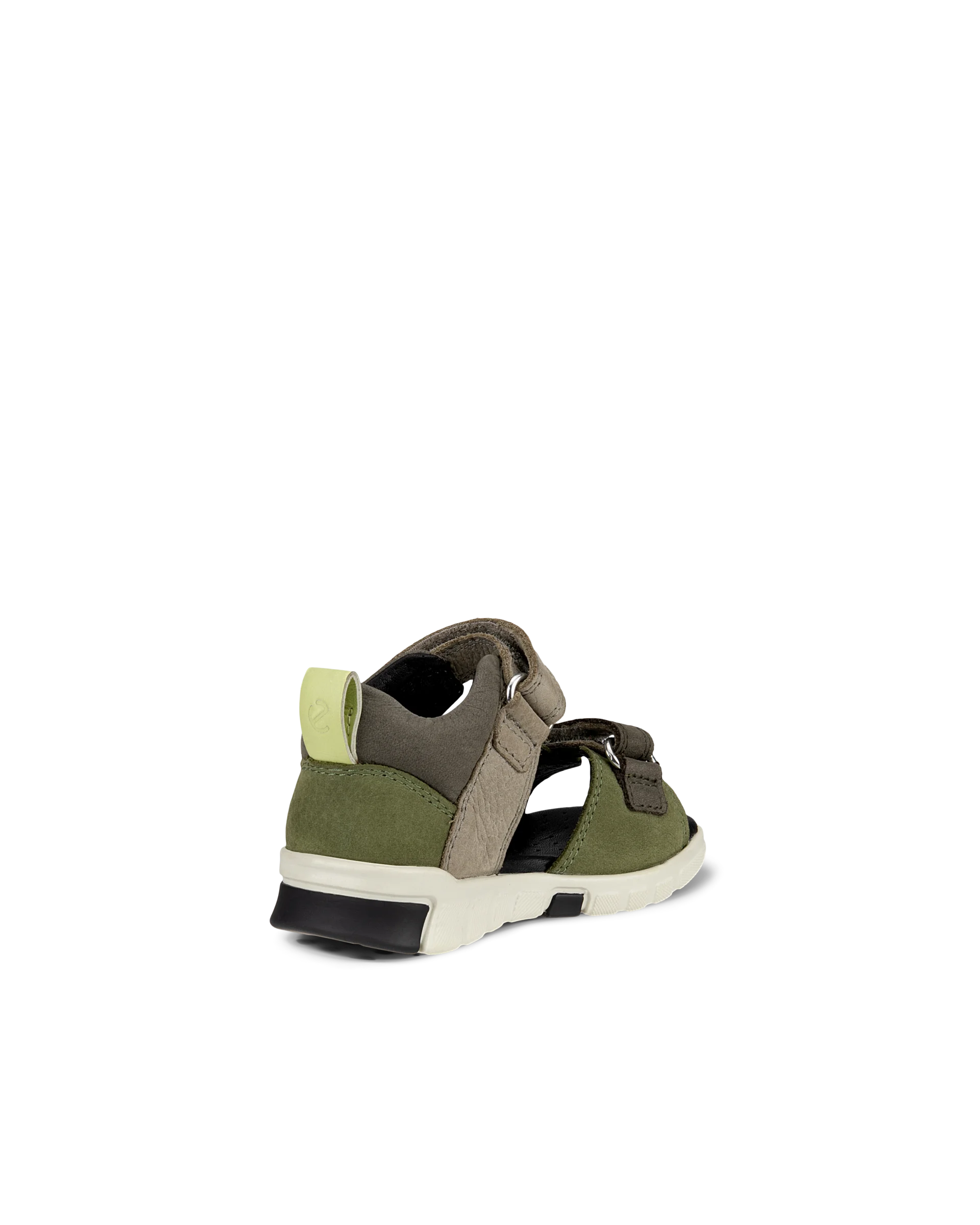 ECCO MINI STRIDE SANDAL Kinder Sandale aus Nubukleder Grün