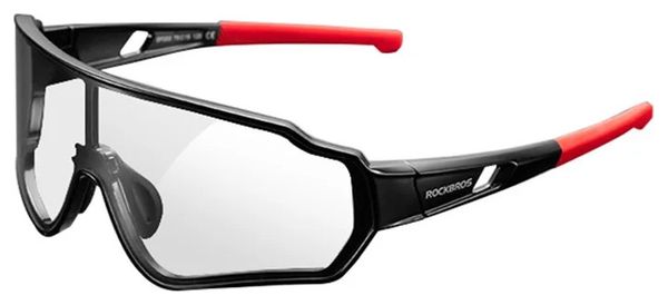 Lunettes de cyclisme photochromiques polarisées  anti-vent - noir