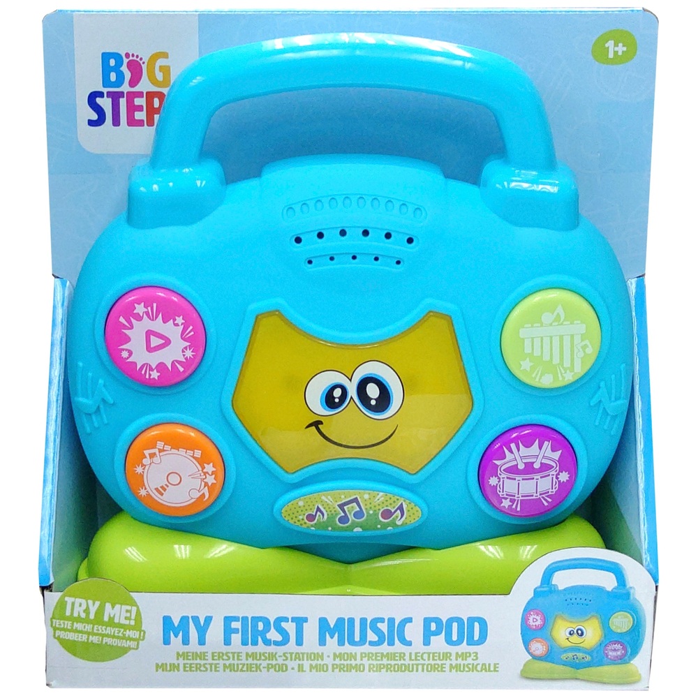 Große Schritte Mein erster Musik-Pod