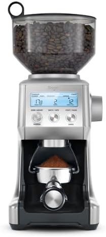 Sage   The Smart Grinder Pro   Moulin à Café à Meule Conique   Programmable, Automatique   Acier Inoxydable Noir : Cuisine et Maison