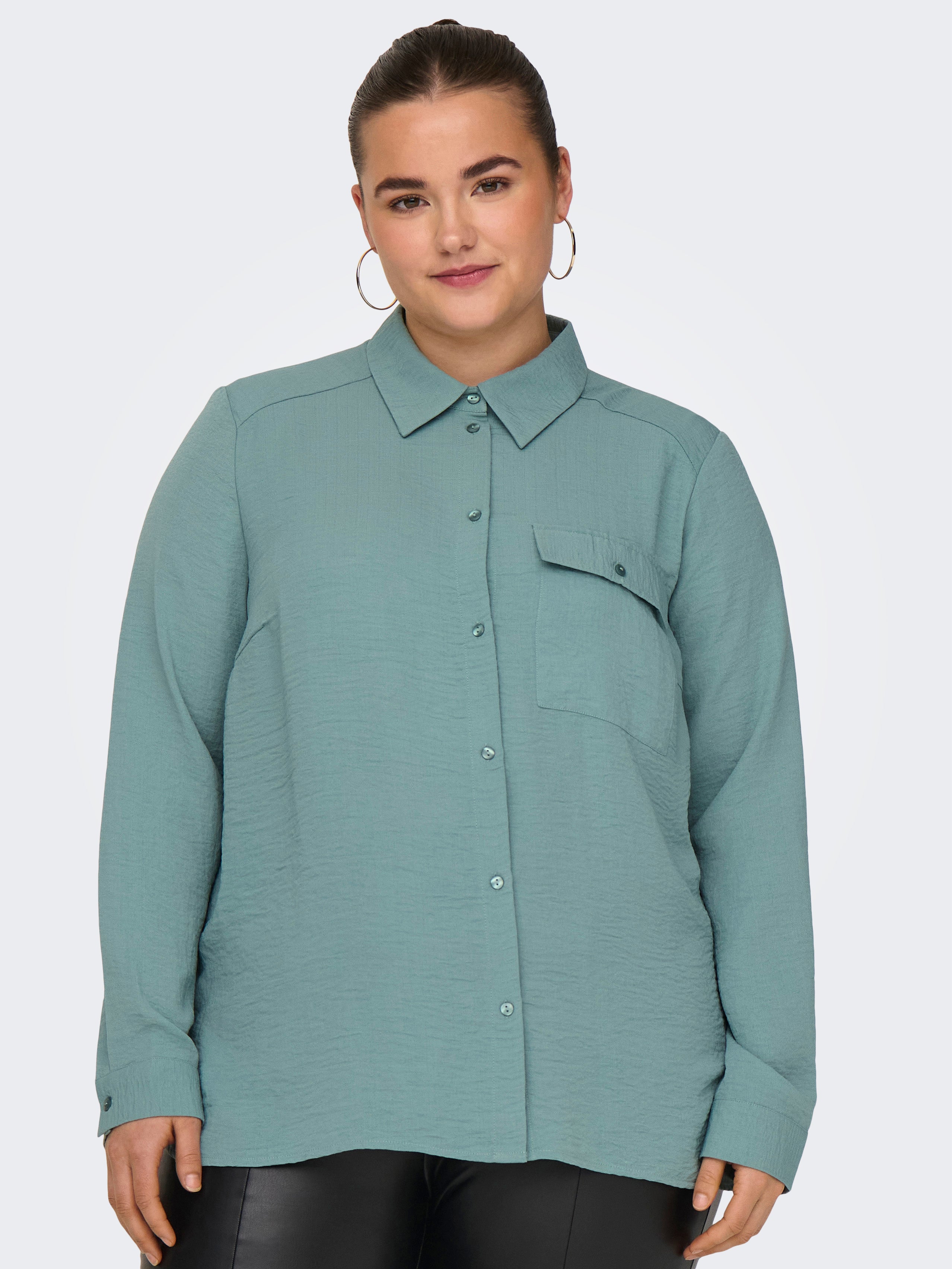 CARJOLEEN Hemd Chinois Green