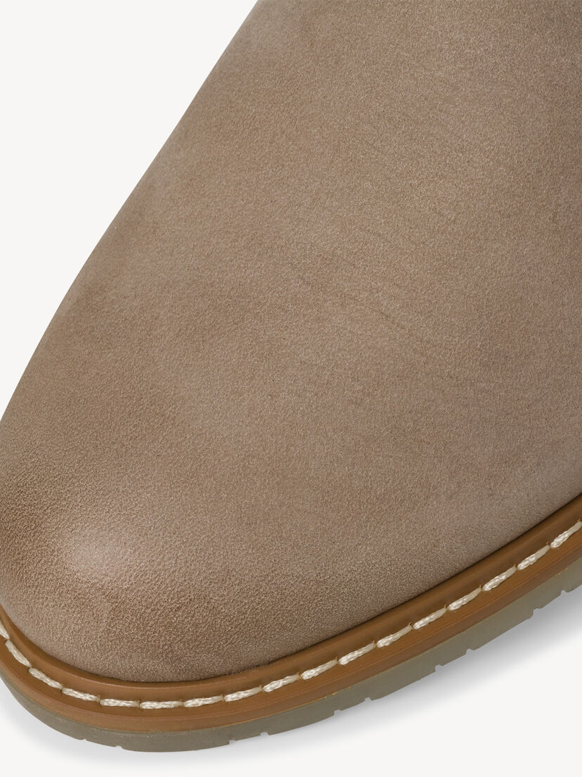 Leren Chelseaboot - beige