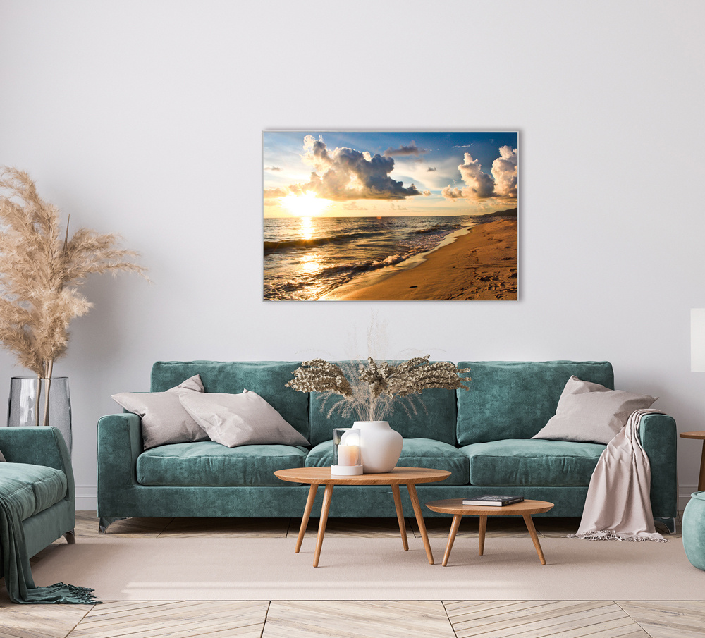 Akustikbild ABENDSTIMMUNG MEER 80x120cm, 7kg
