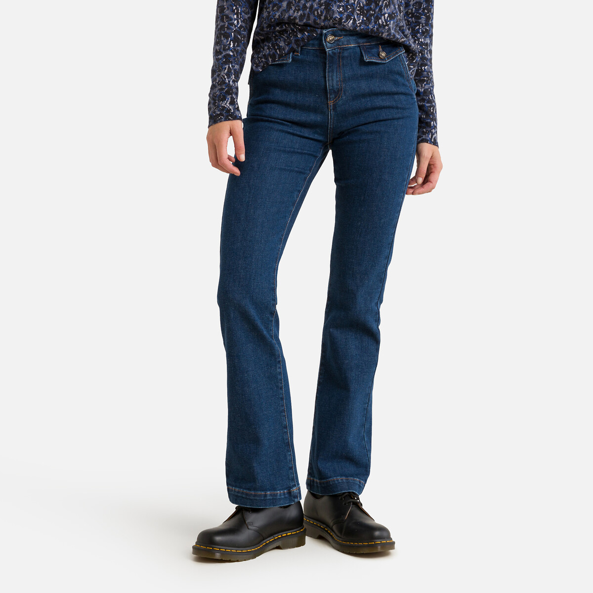 ICODE<br>Jeans Wijde em stretchdenim