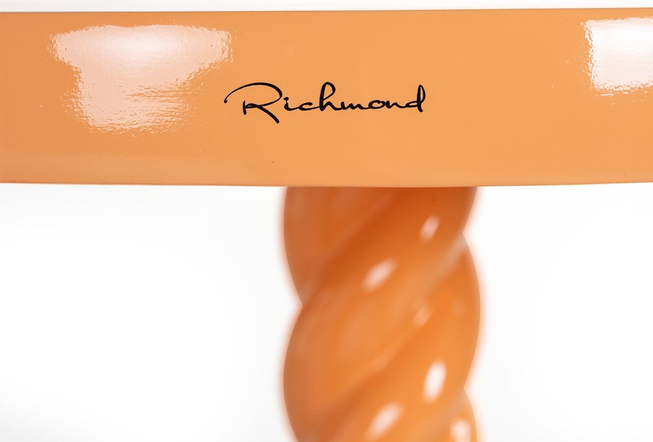 Bijzettafel Oranje 212110 Rosly ⌀45  x H46 cm