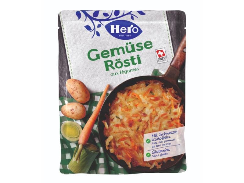 Hero Gemüse Rösti 500 g Schweizer Nationalgericht