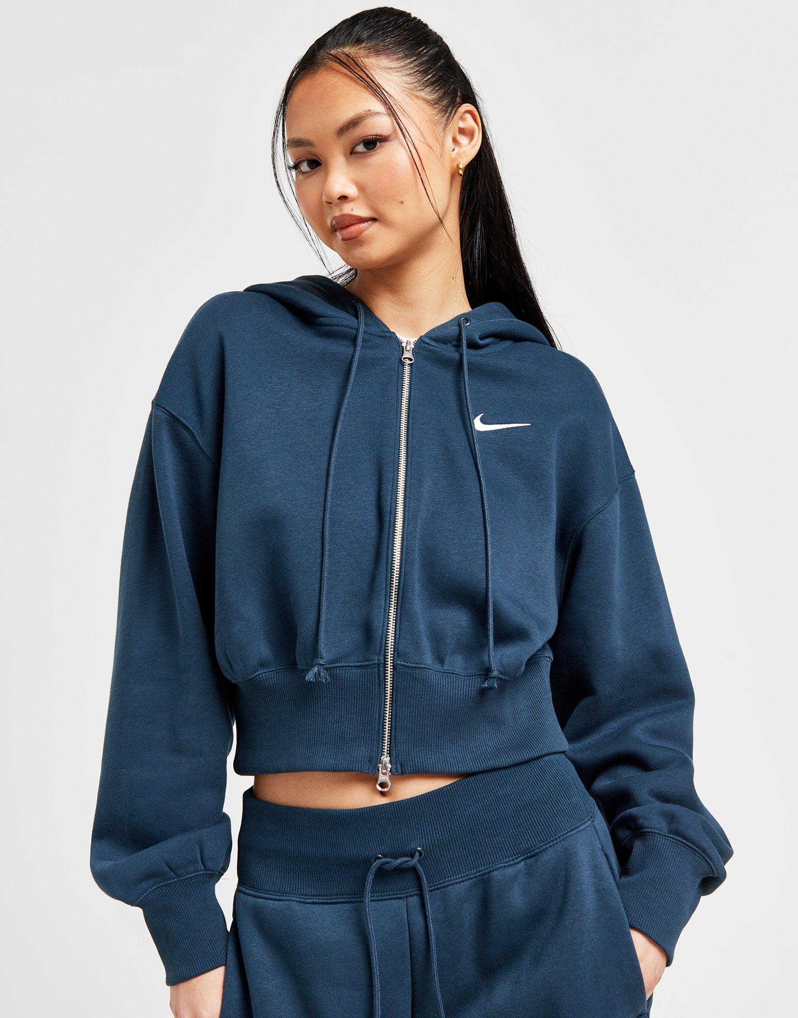 Nike Sweat à Capuche court Phoenix Zippé